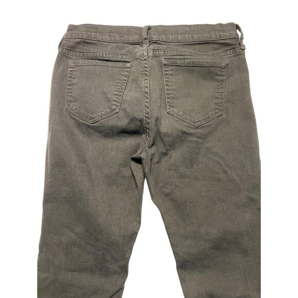 J.Crew Reid Black Denim Jeans Women's Size 30 Mid Rise Straight Leg - Picture 5 of 12